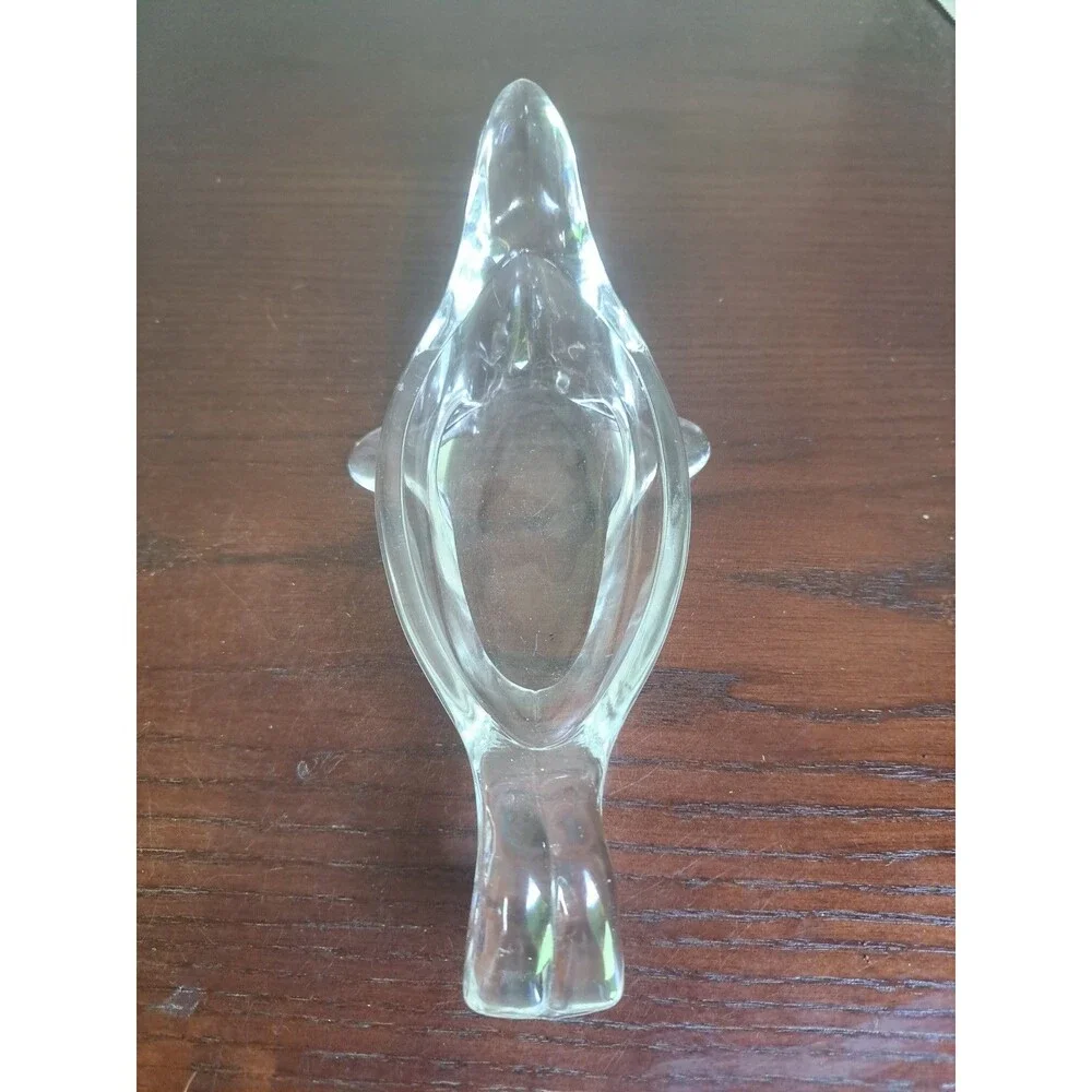 Clear Glass Seal Trinket Dish